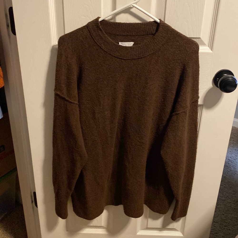 Chocolate brown sweater